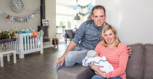 ‘In de  couveusesuite waren we samen