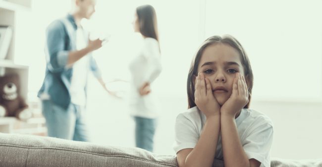 De stress van kinderen bij een scheiding