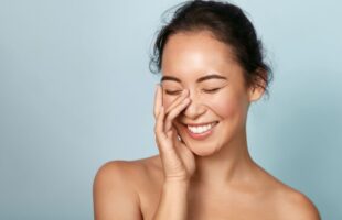 Reken af met een droge huid